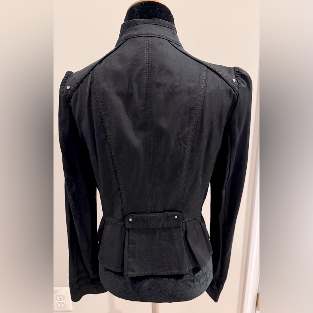 WHBM Lightweight Zippered Peplum Jacket - Picture 2 of 3